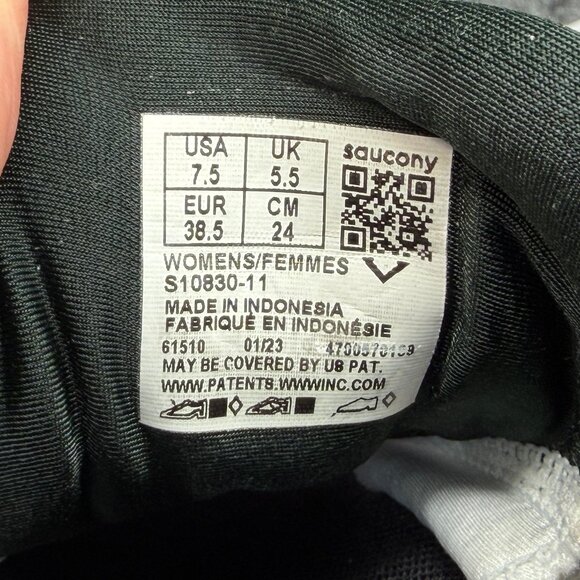 Saucony Ride 16 Running Shoes Women's Size 7.5 White Athletic Training Sneakers - Picture 12 of 12